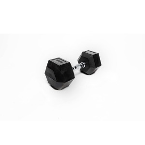 8901-8950 Hex Rubber Dumbbell - kg 16 (cod. 8916) singolo manubrio