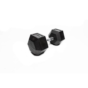 8901-8950 Hex Rubber Dumbbell - kg 24 (cod. 8924) singolo manubrio