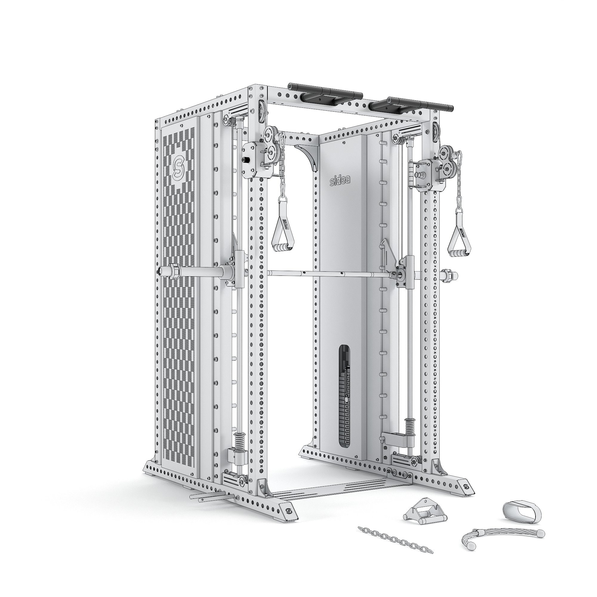 9088/1 All-in-One Rack Premium Pull-Up Bars