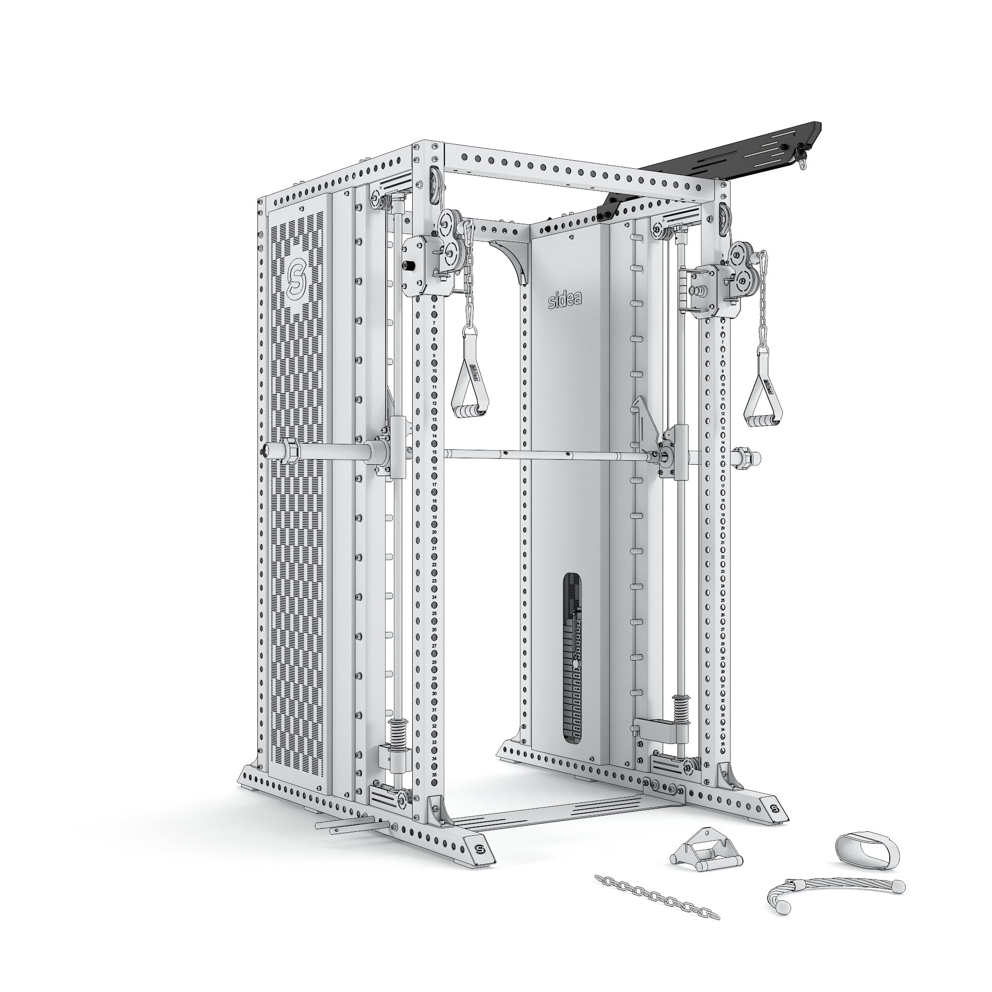 9088/5 All-in-One Rack Premium Lat Pulldown
