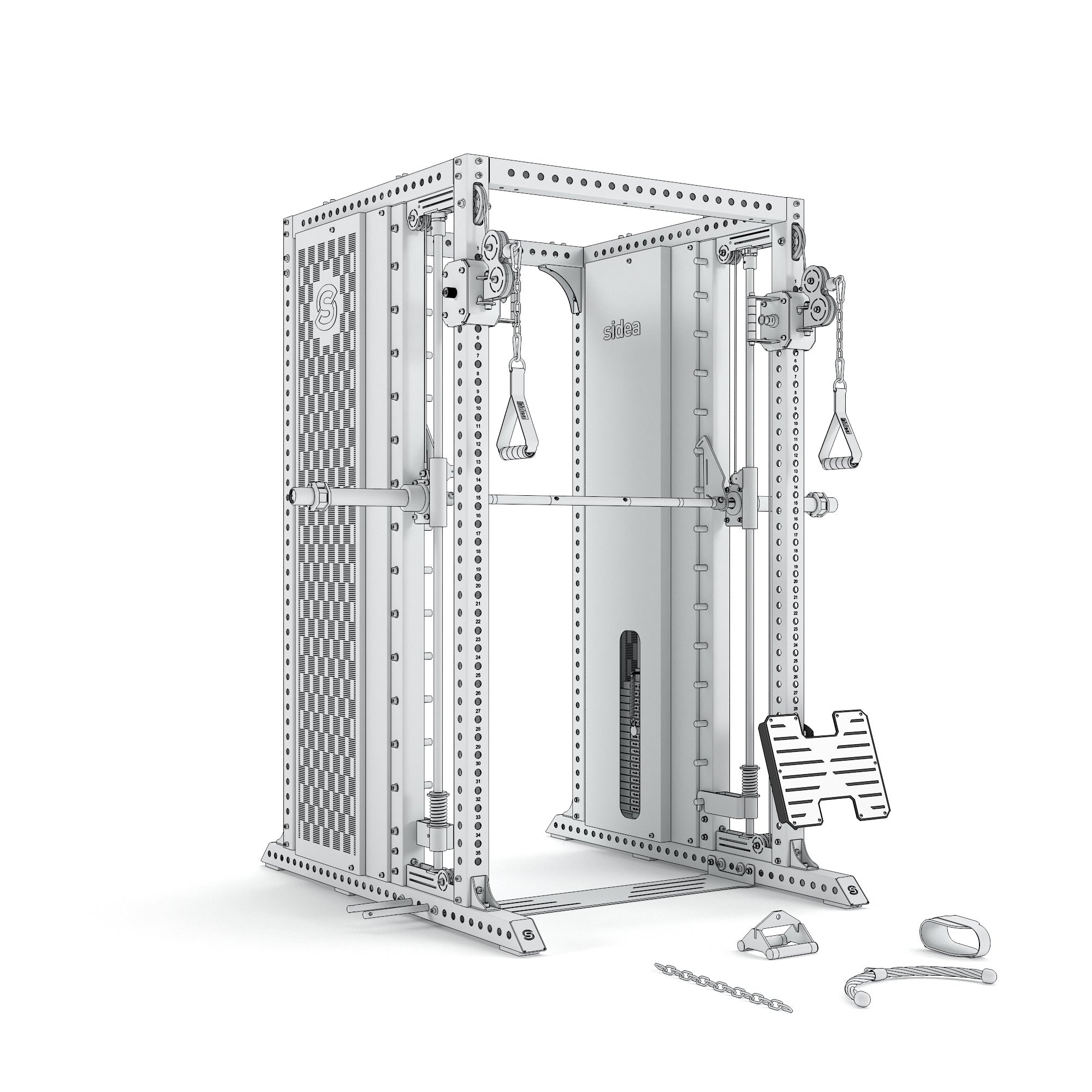 9088/7 All-in-One Rack Premium Foot Plate