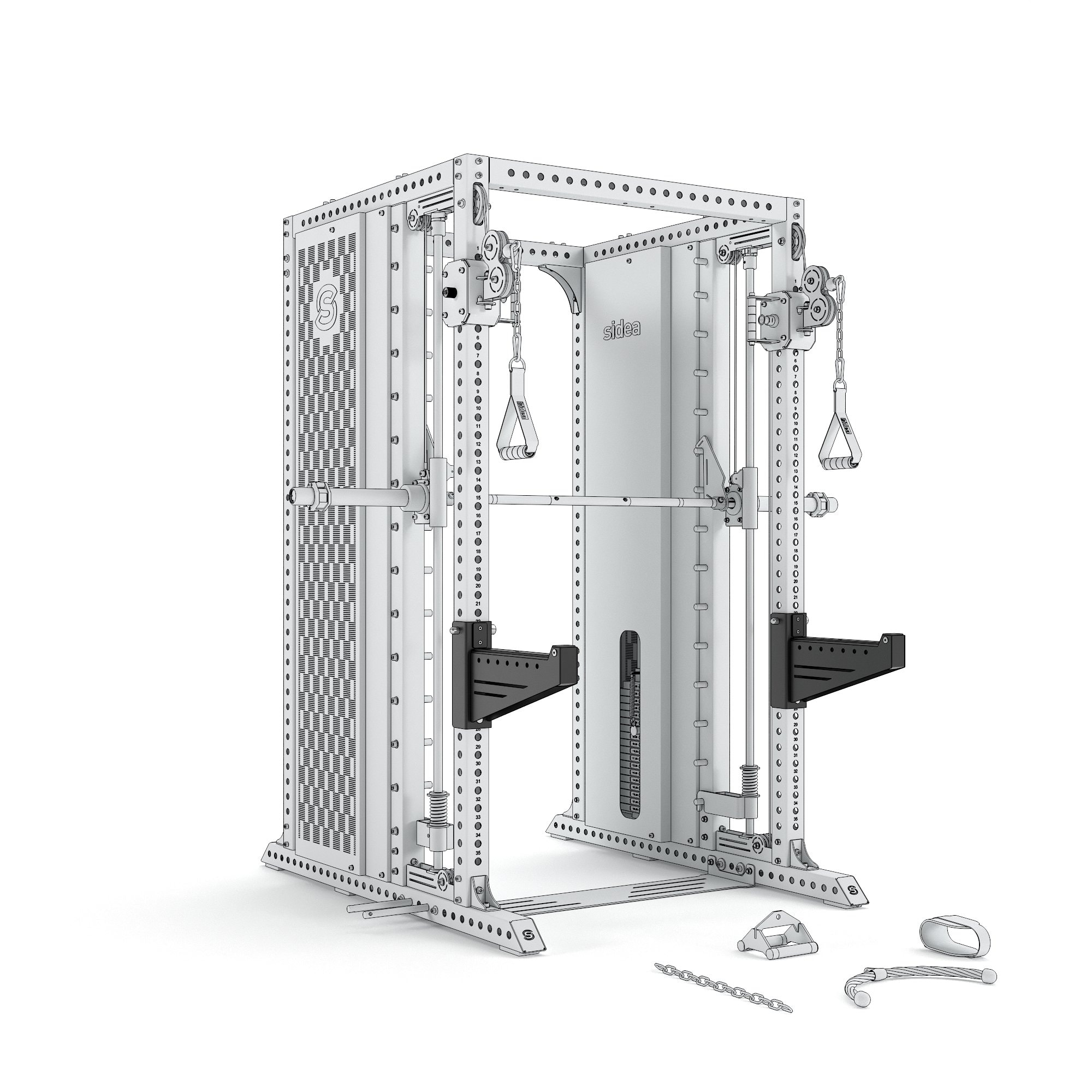 9088/9 All-in-One Rack Premium Safety Spotters